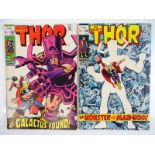 THOR #168 & 169 - (1983 - MARVEL - Uk Price Variant) - Run includes Origin of Galactus + Watcher,