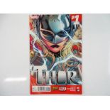 THOR #1 - (2014 - MARVEL) - First Print + First Full Appearance of Jane Foster (Female Thor) Flat/