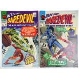 DAREDEVIL #25 & 26 - (2 in Lot) - (1967 - MARVEL - UK Price Variant) - Flat/Unfolded - a