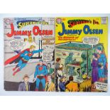 SUPERMAN'S PAL JIMMY OLSEN #19 & 20 - (2 in Lot) - (1957 - DC) - Flat/Unfolded - a photographic