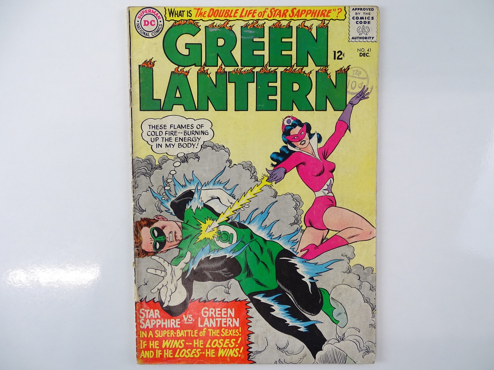 GREEN LANTERN #41 - (1965 - DC - UK Cover Price) - Star Sapphire appearance - Gil Kane cover and