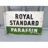 ROYAL STANDARD (18" x 12") - flanged double sided enamel advertising sign