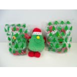 MCDONALDS: Mr MEN 'Mr Christmas' (2001)- 2 x sealed and one unsealed plush figures (3)