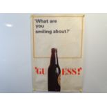 GUINNESS: 'What are you smiling about?' (51cm x 76cm) advertising poster - rolled