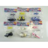 MCDONALDS: HAPPY MEAL TOYS - Power Rangers (1995) - 6 figures together with vehicles including - 1 x