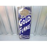 WILL'S GOLD FLAKE (12" x 36") - enamel single sided advertising sign