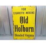OLD HOLBORN (24" x 36") - tin single sided advertising sign