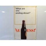 GUINNESS: 'What are you smiling about?' (51cm x 76cm) advertising poster - rolled