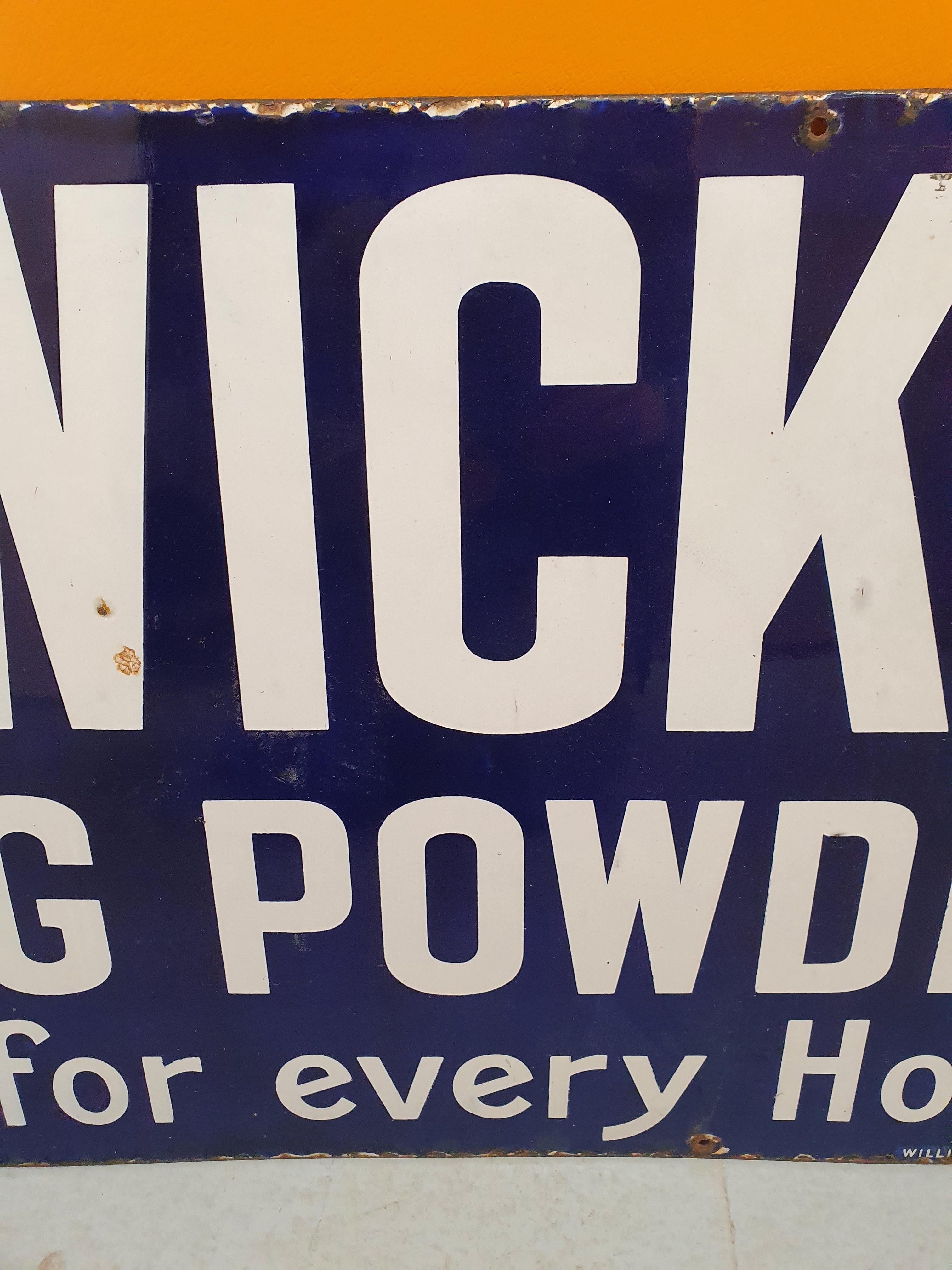 BORWICK'S BAKING POWDER (36" x 18") - enamel single sided advertising sign - Image 4 of 6