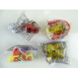MCDONALDS: HAPPY MEAL TOYS - McAirport Airport (1995) - Full set of four individually wrapped toys