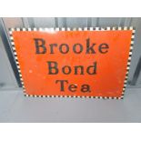 BROOKE BOND TEA (30" x 20") - enamel single sided advertising sign (landscape format)