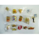 A mixed group of MCDONALDS football pins including World Cup USA 1994 - bagged and unbagged (16)