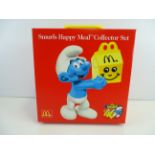 MCDONALDS: SMURFS - Happy Meal Presentation Case 1998 - 40th Anniversary - Complete set of 10