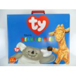 MCDONALDS - TY TEENIE BEANIE BABIES - Happy Meal Presentation Case 1999 - Complete set of 12 figures