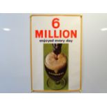 GUINNESS: '6 Million enjoyed every day' (51cm x 76cm) advertising poster - rolled
