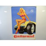 CONTINENTAL TYRES (59.5 x 84cm) advertising poster