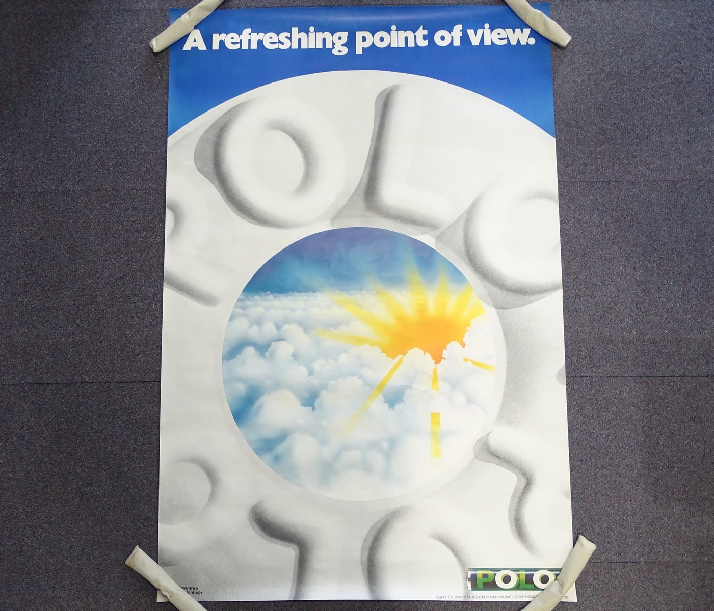 POLO: 'A refreshing point of view' (101cm x 152cm) advertising poster - rolled