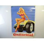 CONTINENTAL TYRES (59.5 x 84cm) advertising poster