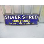 ROBERTSON'S (30" x 10") Silver Shred Lemon Marmalade - enamel single sided advertising sign