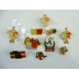 A group of MCDONALDS sports related pins including Olympics, Wimbledon and Rugby (10)