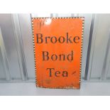 BROOKE BOND TEA - (19.5" x 29.5") tin single sided advertising sign (portrait format)