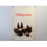 GUINNESS: 'Holidaymakers' (51cm x 76cm) advertising poster - rolled