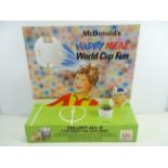 MCDONALDS: WORLD CUP USA 1994 Promotional cardboard display with two full sets of toys plus 2 spares