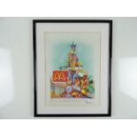 MCDONALDS: DISNEYLAND PARIS - Framed and glazed limited edition print 10/30 - 'It's the magic of our