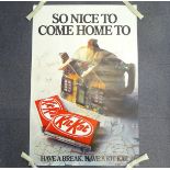 KITKAT 'So nice to come home to - Have a Break. Have a KitKat' (101cm x 153cm) advertising