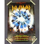 DEF LEPPARD - HEAVEN IS (1992) - Promotional 60 x 40 poster - rolled