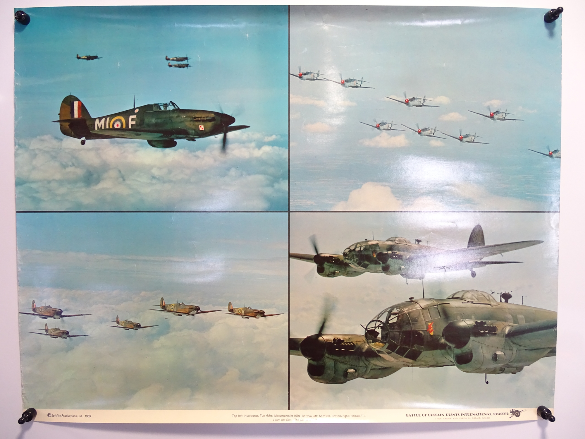 BATTLE OF BRITAIN (1969) - A group of commercial over sized, good quality colour prints of the - Image 6 of 7