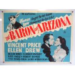 A group of 3 UK Quad film posters comprising: THE BARON OF ARIZONA, HIGHWAY 301 and FBI STORY - (30"