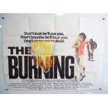 THE BURNING (1981) - British UK Quad - 30" x 40" (76 x 102 cm) - Folded (as issued)