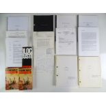 A large quantity of scripts, paperwork and novels relating to a selection of unmade films: MACHINE