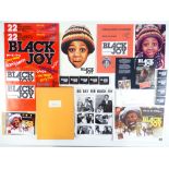 BLACK JOY (1977) - A selection of memorabilia to include vinyl soundtrack album x2, plus poster,
