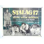STALAG 17 (1953) - First release British UK Quad - The film that was the influence for the