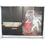 SATURDAY NIGHT FEVER (1977) - UK Quad Film Poster - John Travolta - Disco - BeeGees - 30" x 40" (