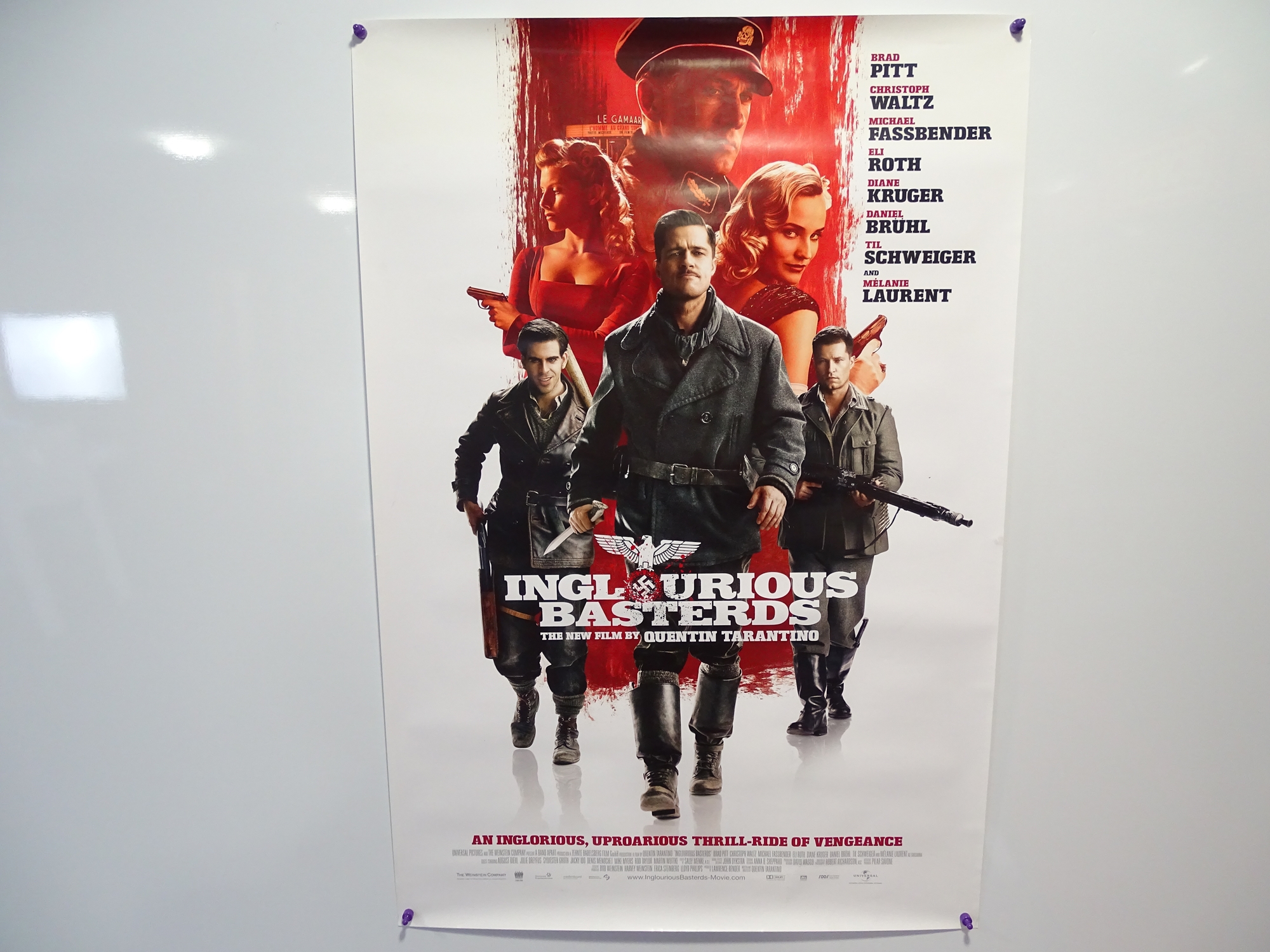 INGLOURIOUS BASTERDS (2009) A group of regular style x 2 plus two character posters - - Image 2 of 4