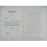 MARLON BRANDO - A signed contract for 'THE NIGHTCOMERS' (1971) in which BRANDO starred alongside