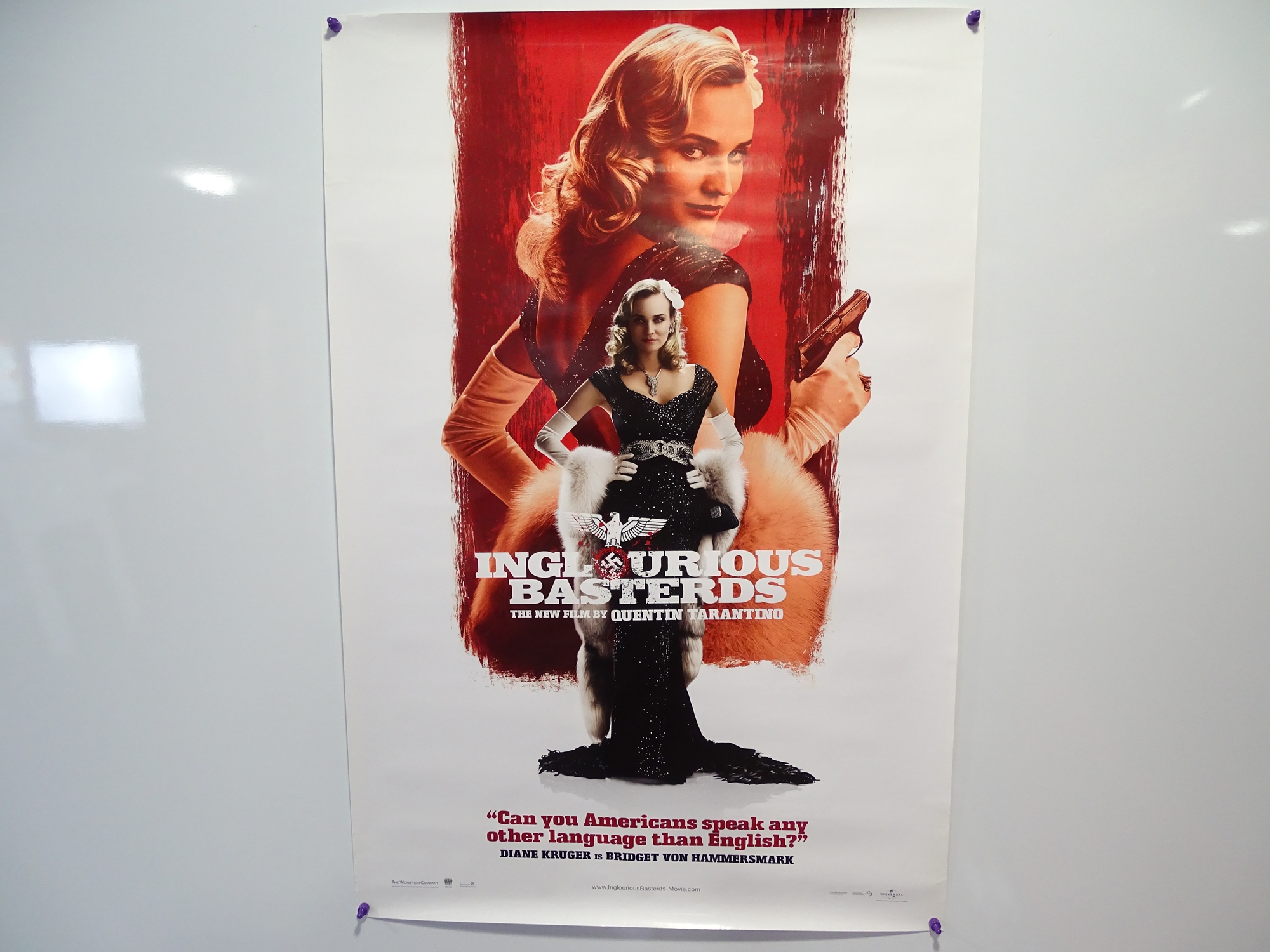 INGLOURIOUS BASTERDS (2009) A group of regular style x 2 plus two character posters - - Image 3 of 4