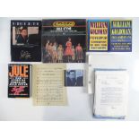 A quantity of memorabilia and paperwork relating to writer WILLIAM GOLDMAN - paperwork and