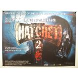 HATCHET II (2010) - UK Quad Film Poster