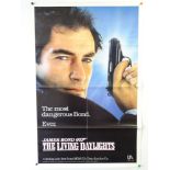 JAMES BOND: THE LIVING DAYLIGHTS (1987) - A pair of one sheet film posters 1 x Spanish (Brian