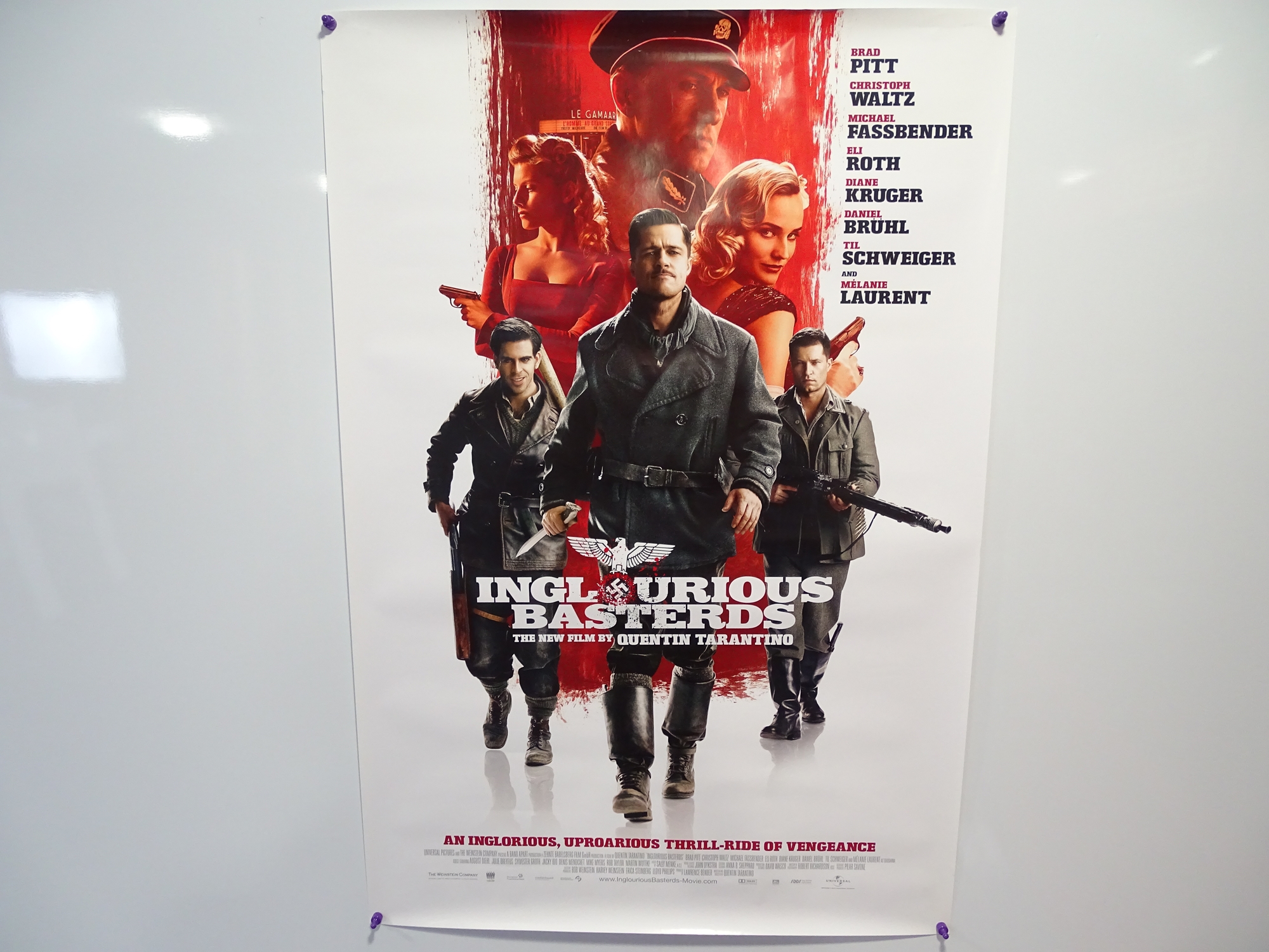 INGLOURIOUS BASTERDS (2009) A group of regular style x 2 plus two character posters - - Image 4 of 4