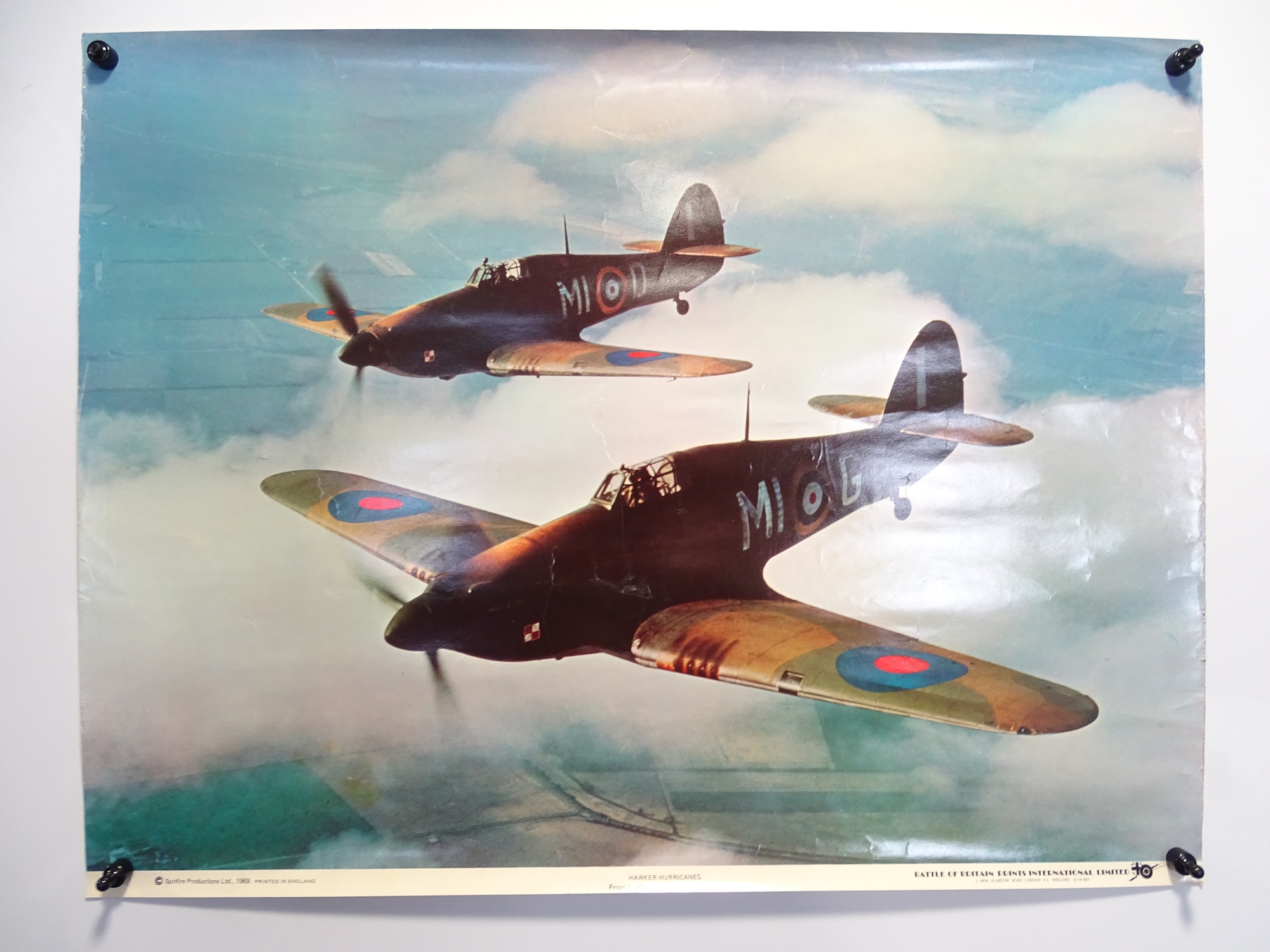 BATTLE OF BRITAIN (1969) - A group of commercial over sized, good quality colour prints of the - Image 3 of 7