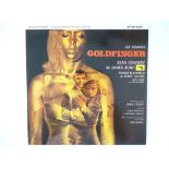 JAMES BOND: GOLDFINGER - original soundtrack album signed by Leslie BRICUSSE who wrote the lyrics