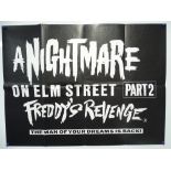 A NIGHTMARE ON ELM STREET PART 2: FREDDY'S REVENGE (1985) - British UK Quad - Advance Text Style '