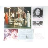 2 x signed photos of CANDICE BERGEN - star of 11 HARROWHOUSE produced by ELLIOTT KASTNER together