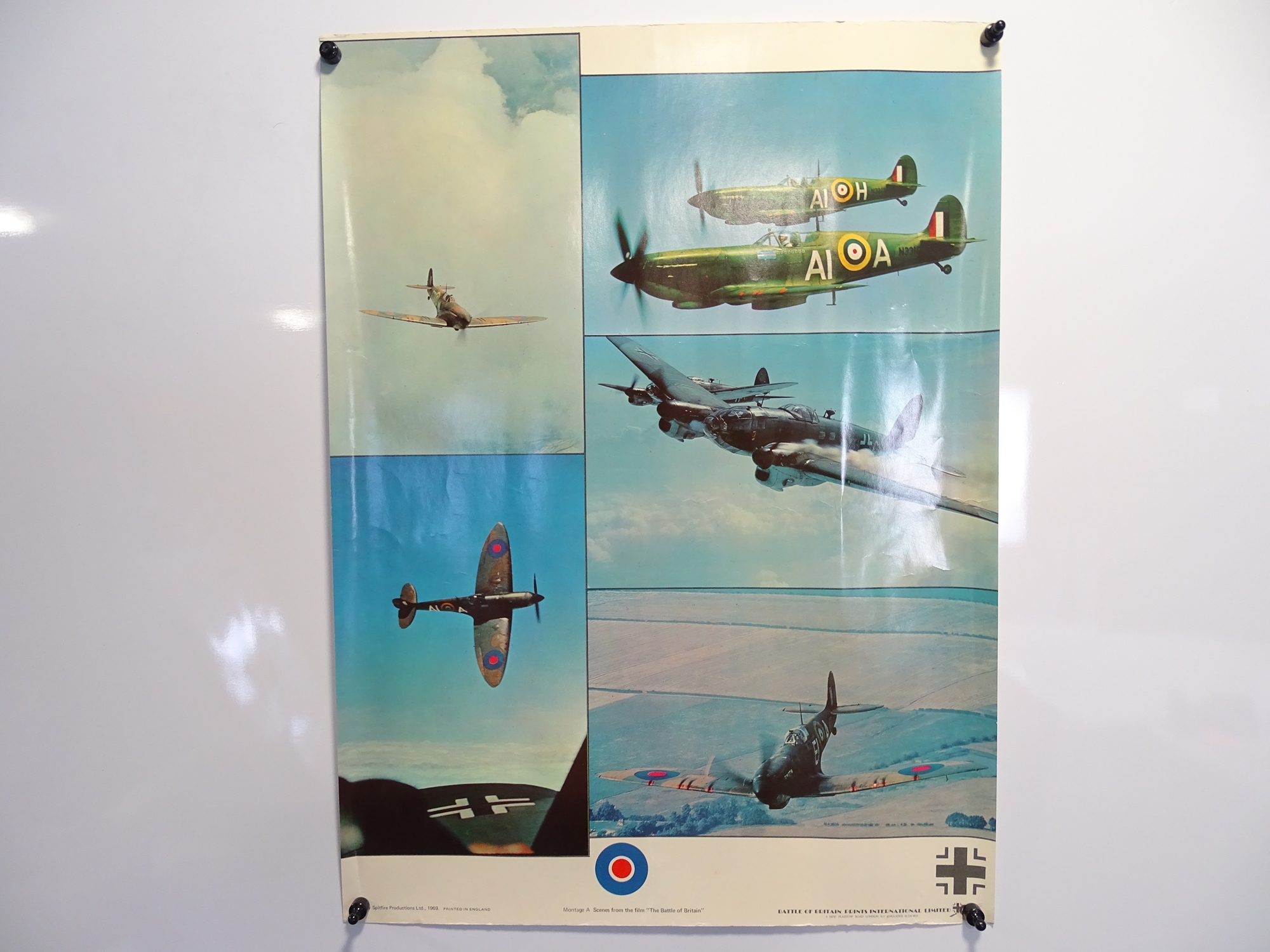 BATTLE OF BRITAIN (1969) - A group of commercial over sized, good quality colour prints of the - Image 7 of 7