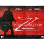 MASK OF ZORRO (1998) - French 8 panel poster for the action adventure starring ANTONIO BANDERAS -